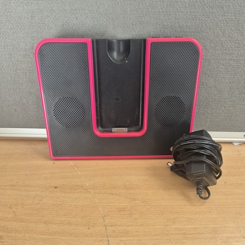 Red speaker dock black - speaker,